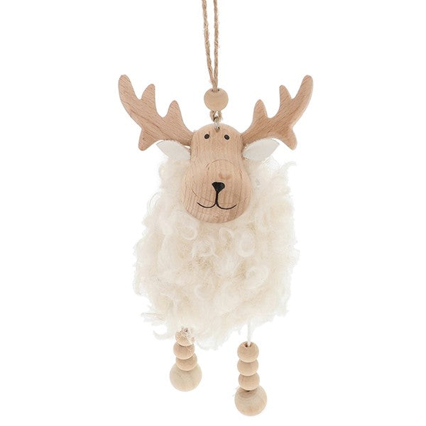 Caribou Cutie Reindeer Hanging White