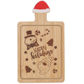 Xmas Cheer Serving Board Red Santa Hat