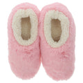 snoozies Snowball Faux Fur Slippers Pink Medium