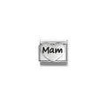 Nomination Composable Classic Oxidized Silver Mam Heart Link