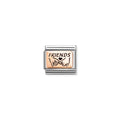 Nomination Classic Rose Gold Friends Heart Composable Link