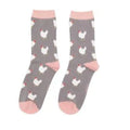 Miss Sparrow Grey Hen Socks