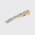 Silver Barrette Hair Clip