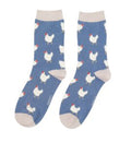Miss Sparrow Hen Denim Socks