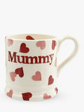 Emma Bridgewater Mug Pink Hearts Mummy 1/2 Pint