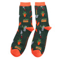Mr Sparrow Gardener’s Tools Green Socks