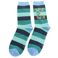 Mr Sparrow Green Best Dad Socks