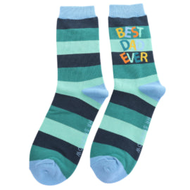 Mr Sparrow Green Best Dad Socks