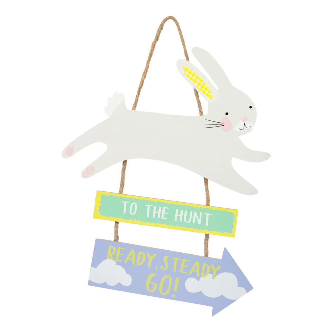 Wooden Egg Hunt Sign