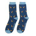 Mr Heron Navy Acoustic Guitar Socks