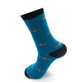 Mr Heron Teal Little Sharks Socks