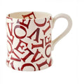 Emma Bridgewater Mug L.O.V.E Polka Red 1/2 Pint