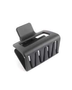 Black Mini Rectangle Hair Claw Clip