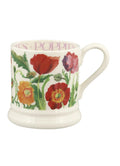 Emma Bridgewater Mug Flowers Poppy 1/2 Pint