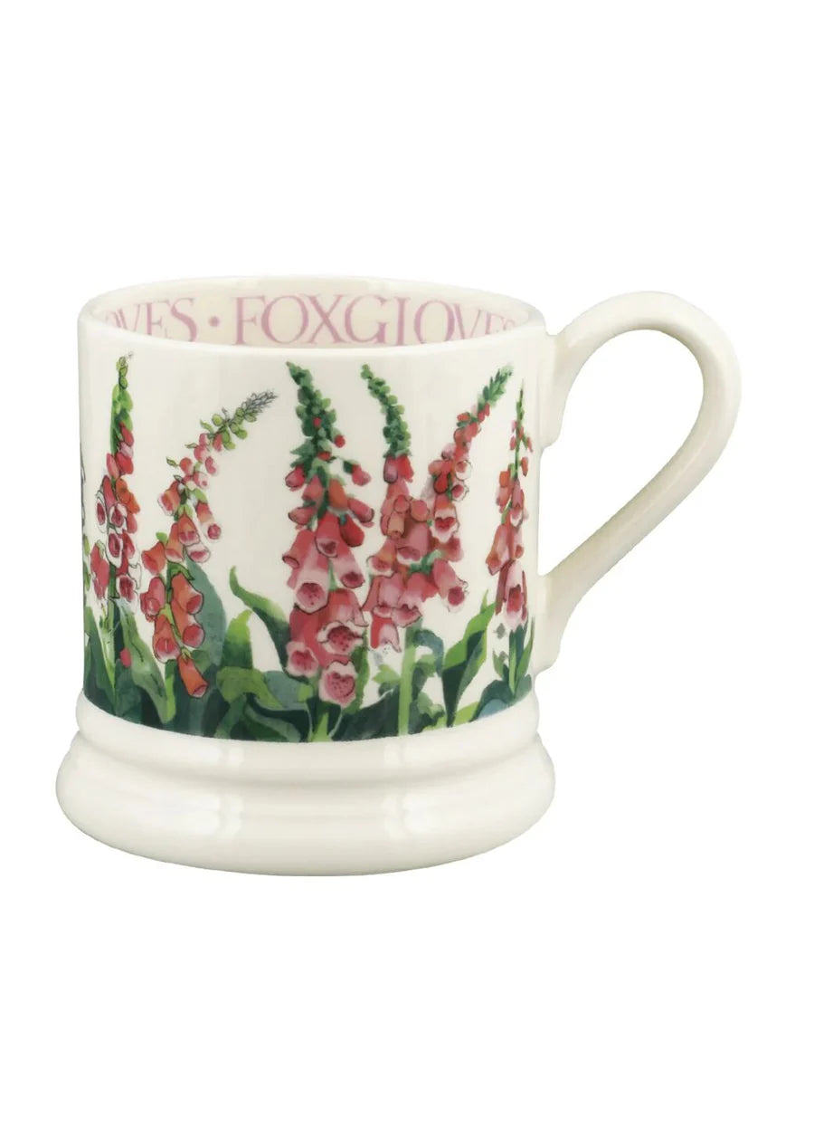 Emma Bridgewater Mug Flower Foxgloves 1/2 Pint