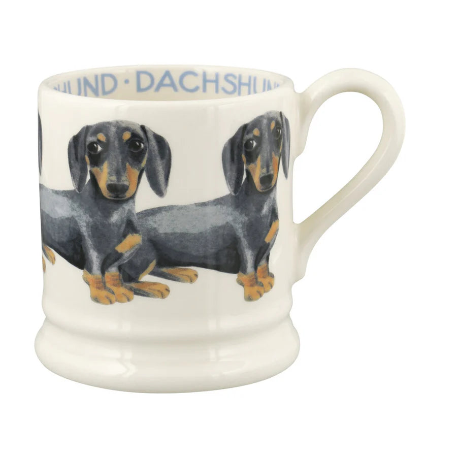 Emma Bridgewater Mug Dogs Black & Tan Dachshund 1/2Pint