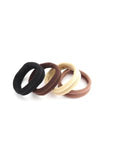 Natural Set Elastic Hair Ties Pack Of 4