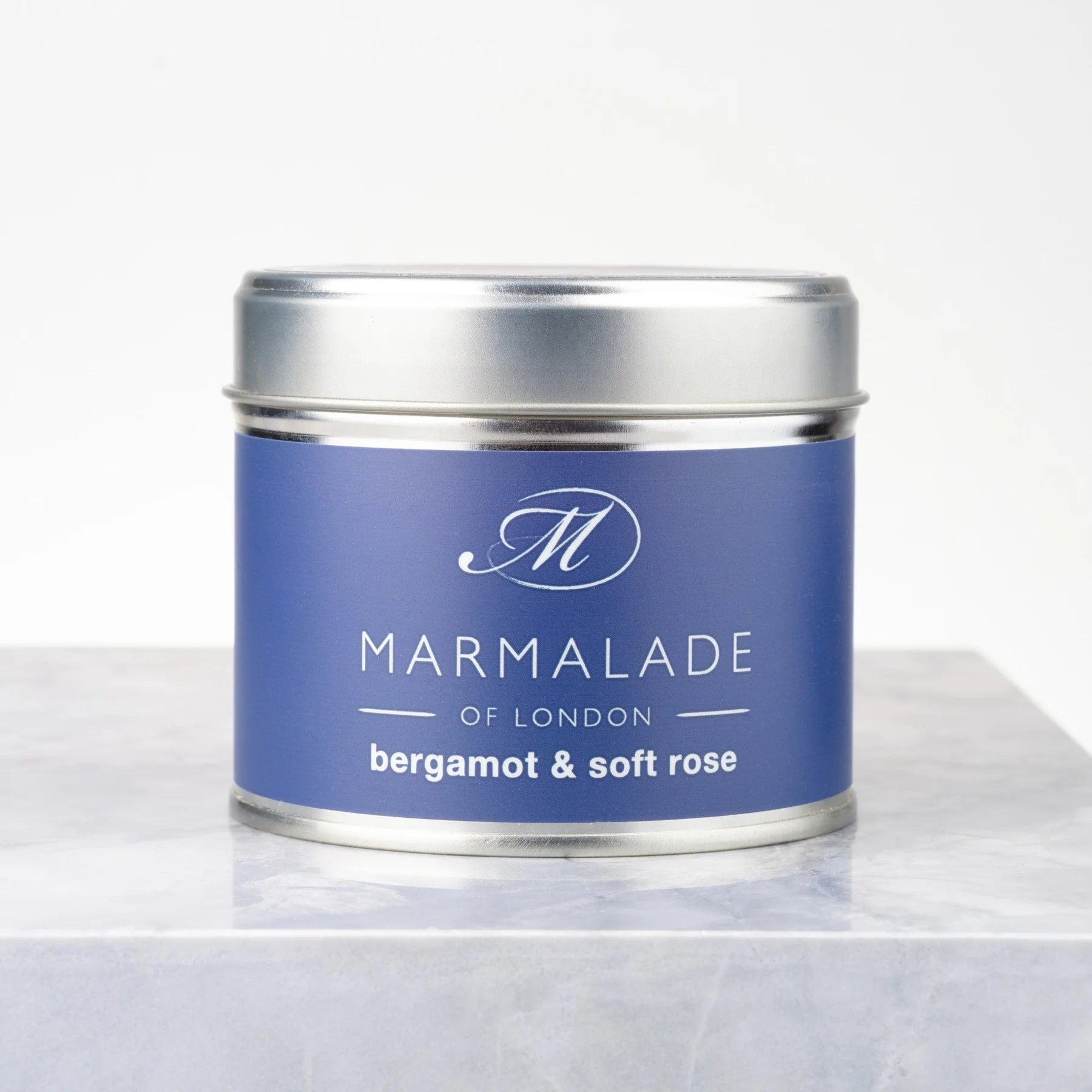 Marmalade Bergamot And Soft Rose Medium Tin Candle 210g