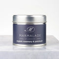 Marmalade English Rosemary And Patchouli Medium Tin Candle 210g