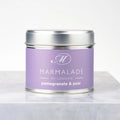 Marmalade Pomegranate And Pear Medium Tin Candle