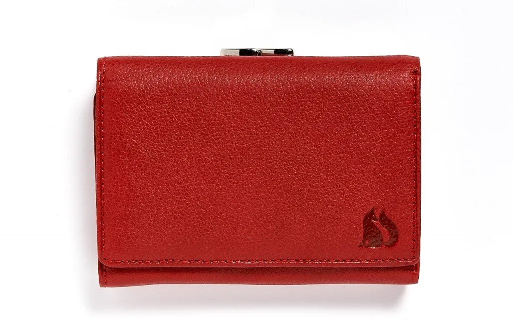 Foxfield Grasmere Clasp Purse Red