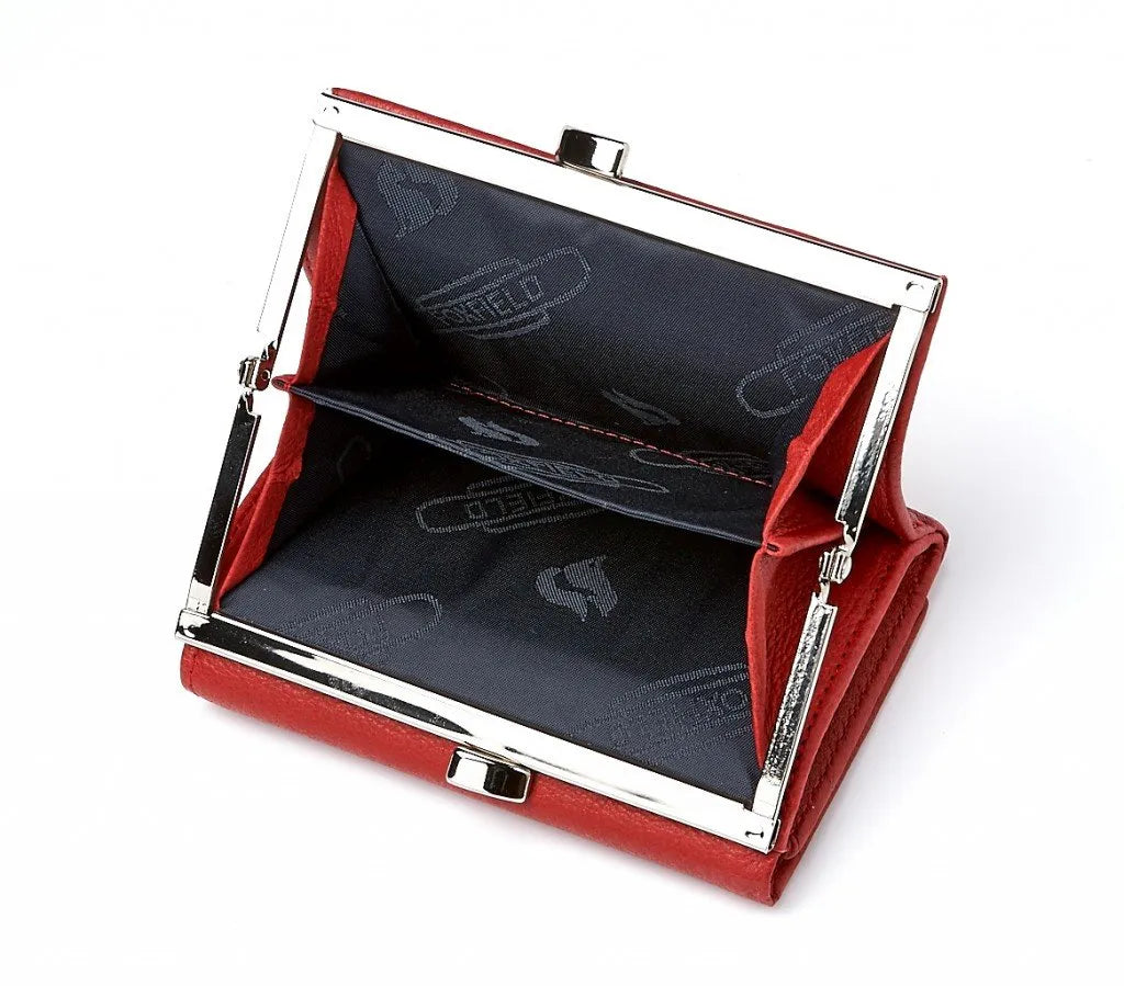 Foxfield Grasmere Clasp Purse Red