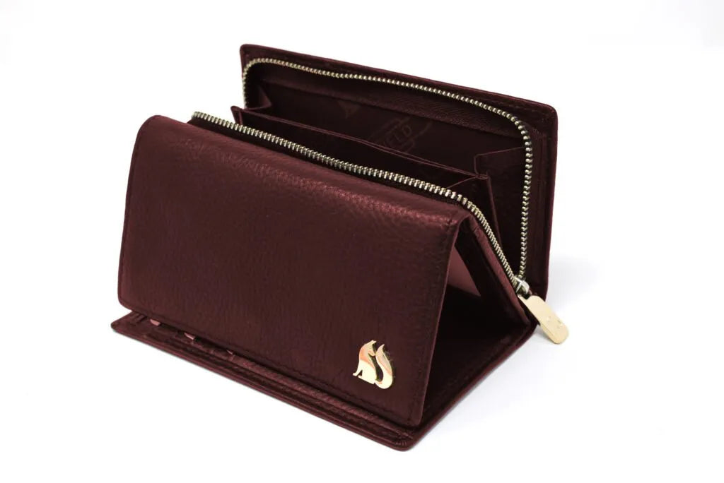 Foxfield Cartmel Bouth Purse Oxblood