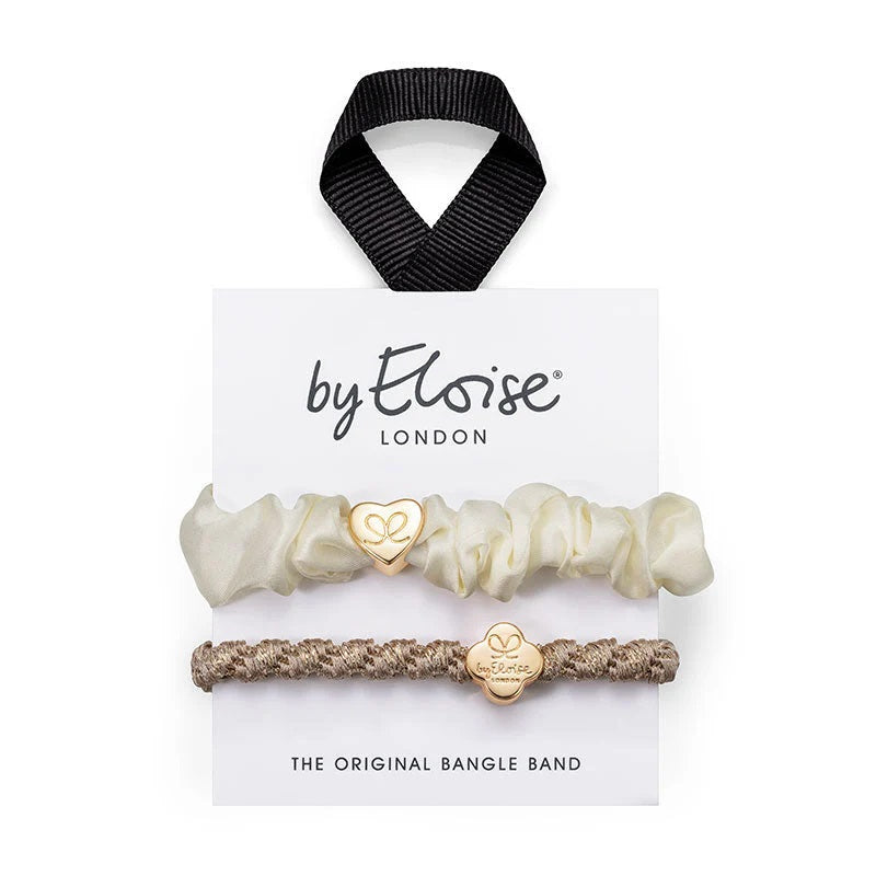 Cream And Gold Two Ways To Bangle