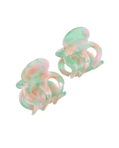 Green Little Claw Clips Twin Pack