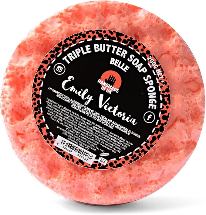Emily Victoria Belle Triple Butter Soap Sponge