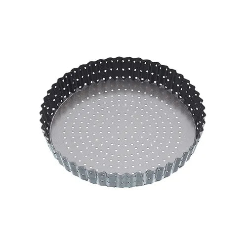 MasterClass Crusty Bake Non-stick Fluted Round Quiche Tin, 20cm