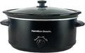 Hamilton Beach Slow Cooker Black 6.5 Litre