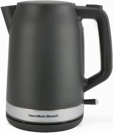 Hamilton Beach Ella kettle Matte Charcoal 1.7L