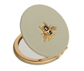 Alice Wheeler Pistachio Round Mirror Compact