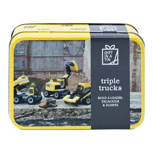 Apples To Pears Gift In A Tin Triple Trucks