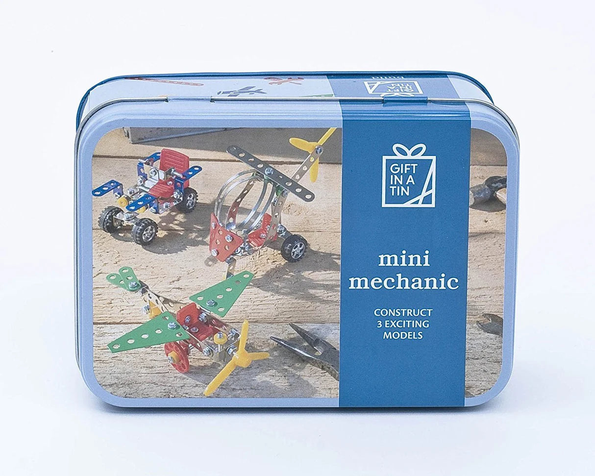 Apples To Pears Gift In A Tin Mini Mechanic Construction Set