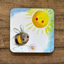 Alex Clark Bee Happy Coaster