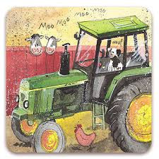 Alex Clark Green Tractor Coaster