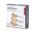 Kikkerland Mice Cheese Knives Set of 3