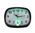 Hometime Oval Black Alarm Clock