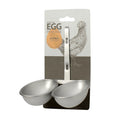 Egg Poacher Double Silver
