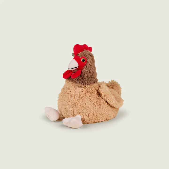 Warmies Microwavable Plush Brown Hen