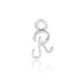 Permanent Jewellery Sterling Silver Initial Charm R