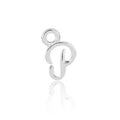 Permanent Jewellery Sterling Silver Initial Charm P