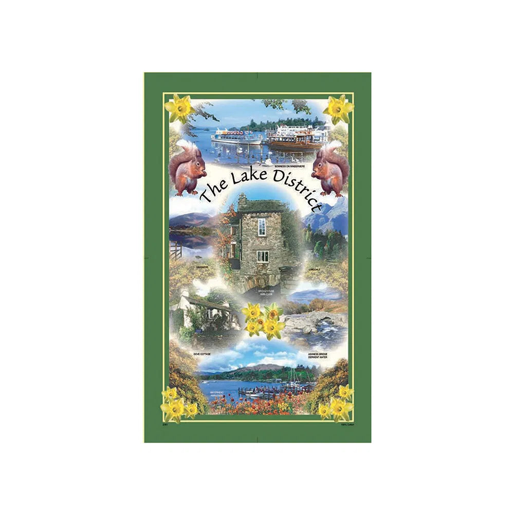 Stowgreen Tea Towel Lakes Montage