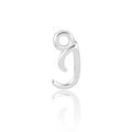 Permanent Jewellery Sterling Silver Initial Charm I