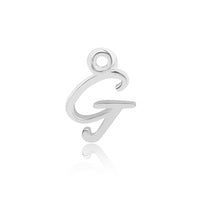 Permanent Jewellery Sterling Silver Initial Charm G