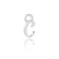 Permanent Jewellery Sterling Silver Initial Charm C