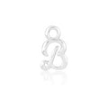 Permanent Jewellery Sterling Silver Initial Charm B