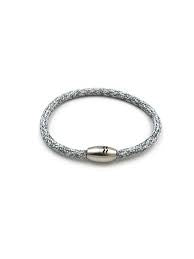 Aqua Beach Recycled Plastic Bracelet Grey XL